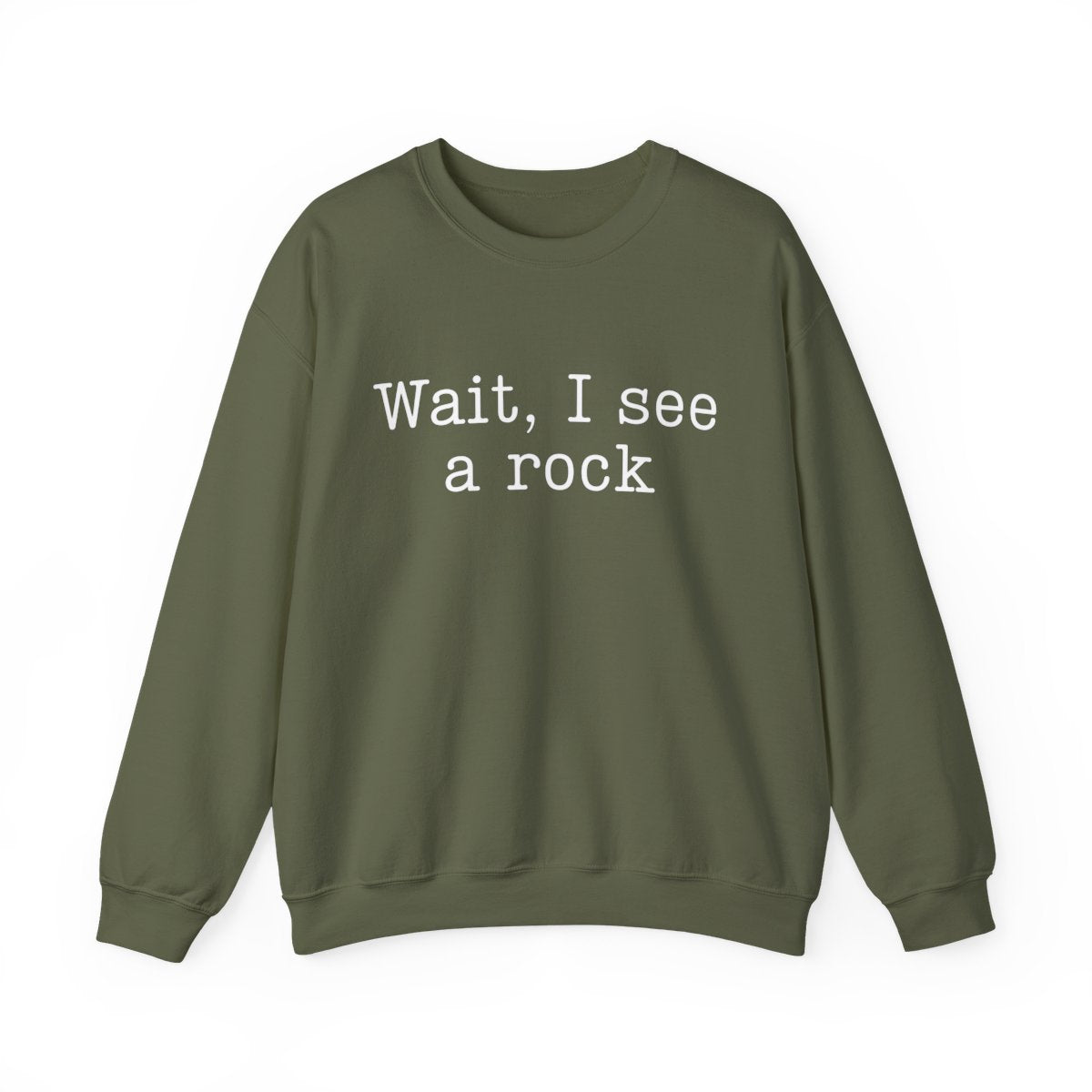 Wait I See a Rock Funny Hiking Sweatshirt - t420a25