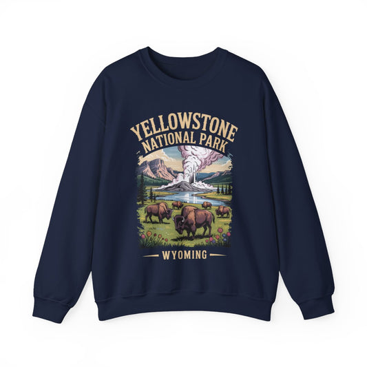 Yellowstone National Park Hiking Sweatshirt - t282a25