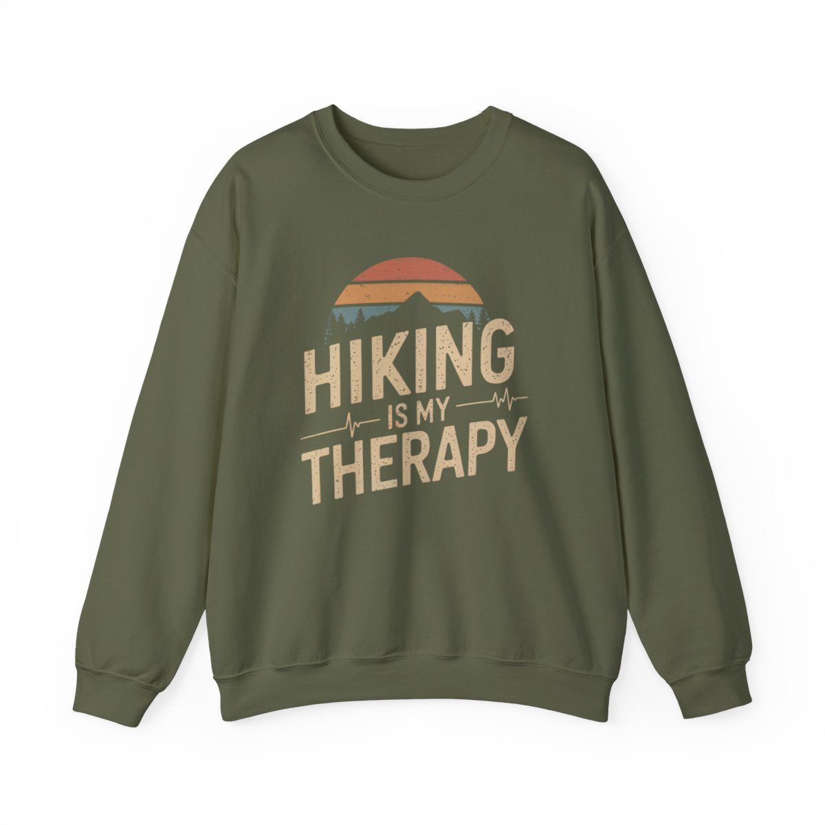 Hiking Is My Therapy Sweatshirt - t52a25