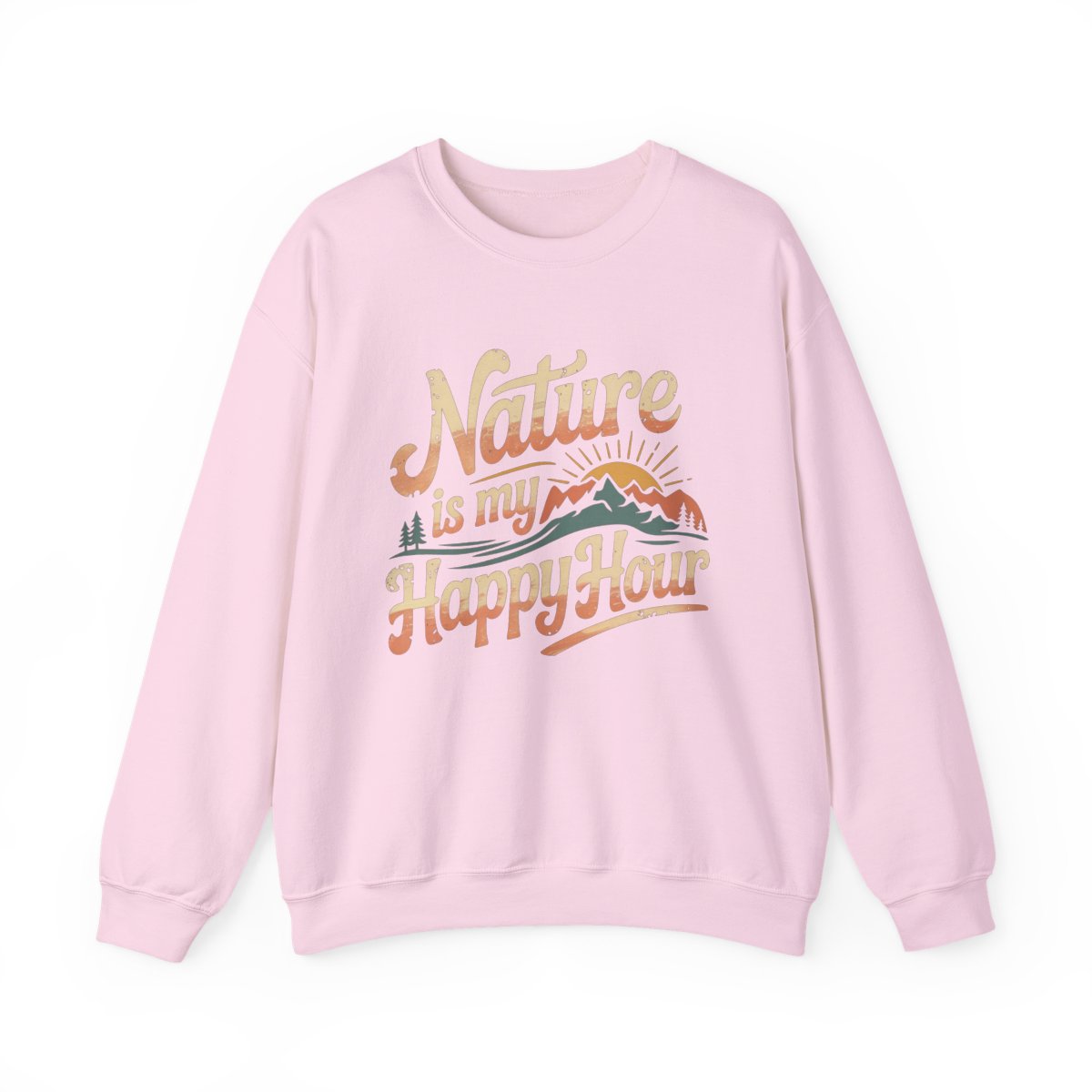 Nature is My Happy Hour Sweatshirt - t167a25