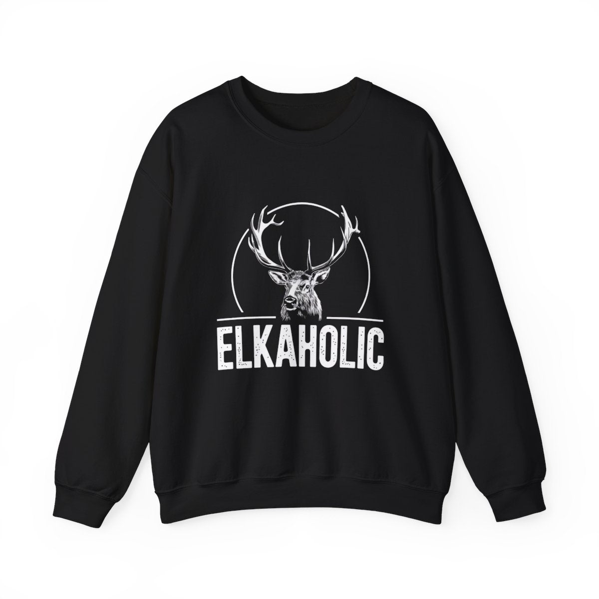ElkAholic Funny Elk Hunter Sweater - t17a25