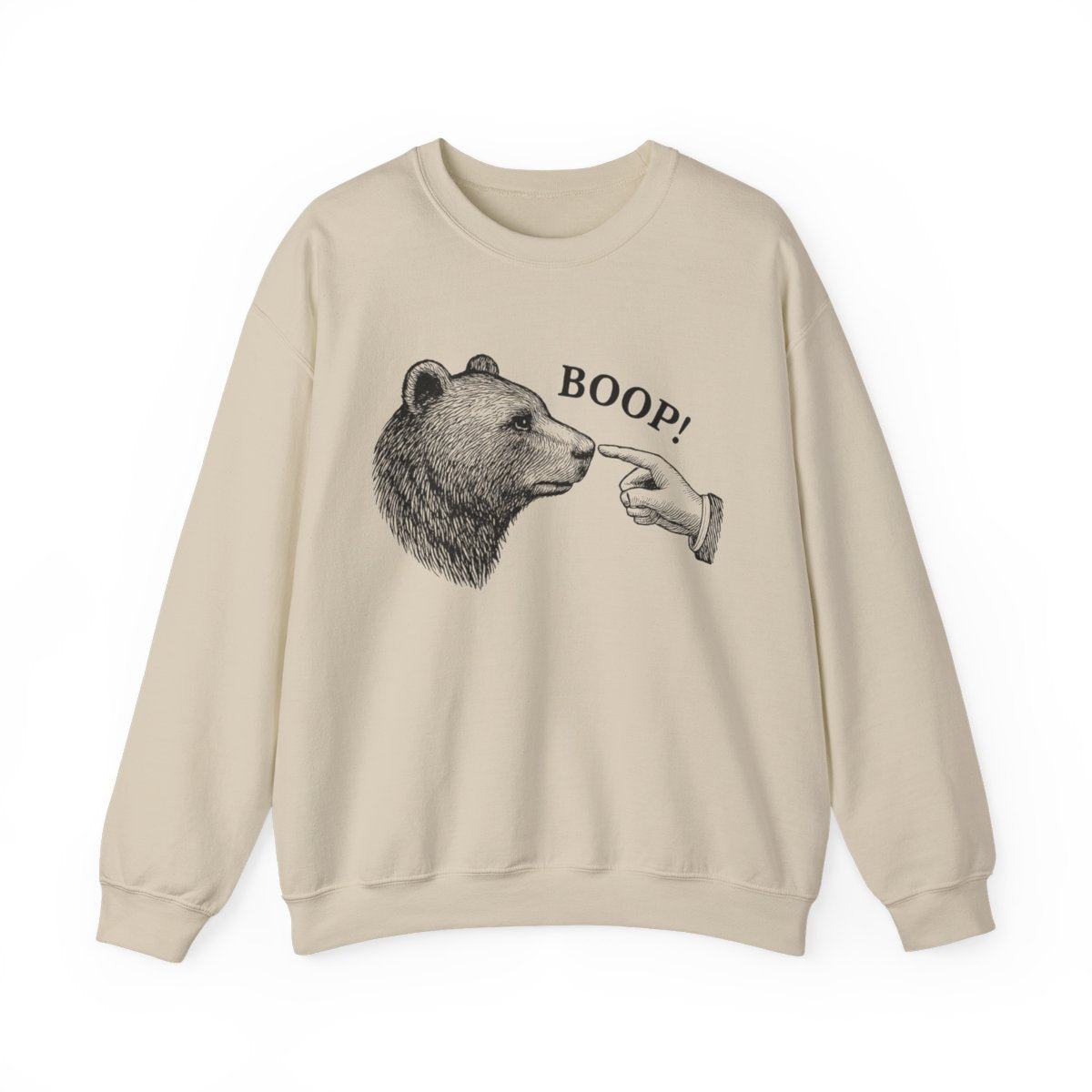 Boop Bear Sweatshirt for Nature & Adventure Lovers - t425a25