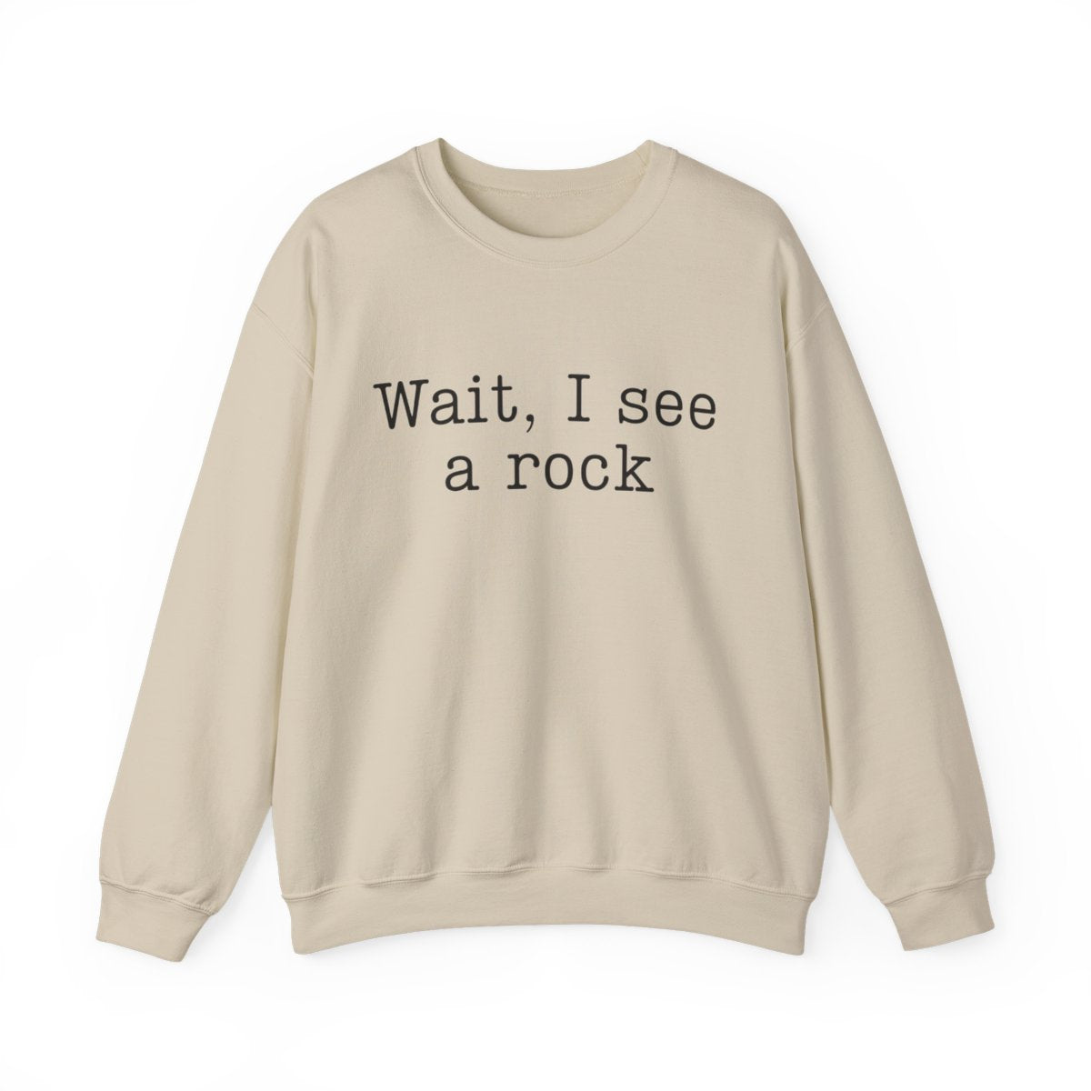 Wait I See a Rock Funny Hiking Sweatshirt - t420a25