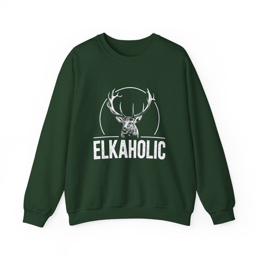 ElkAholic Funny Elk Hunter Sweater - t17a25