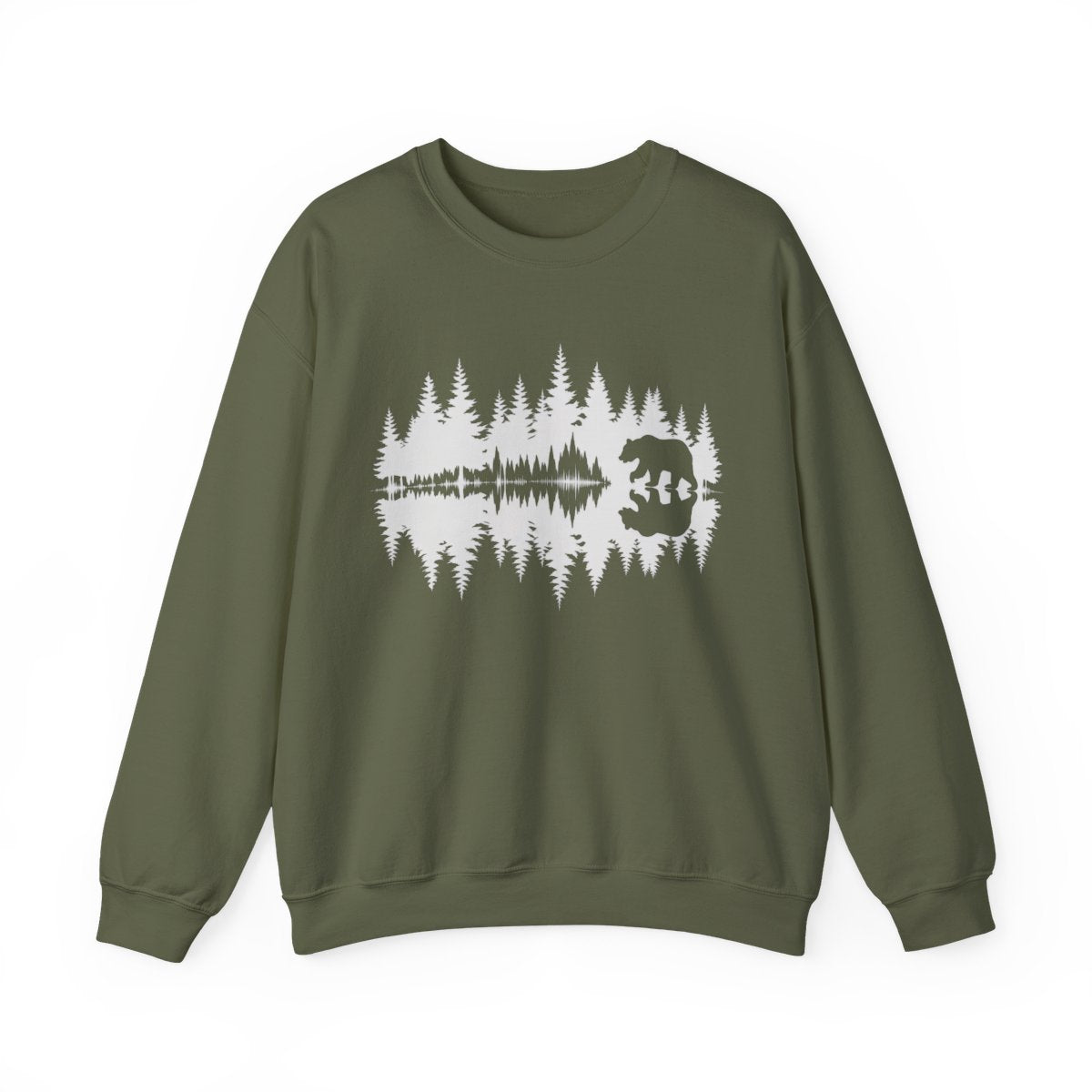 Bear Forest Soundwave Hiking Sweatshirt - t68a25