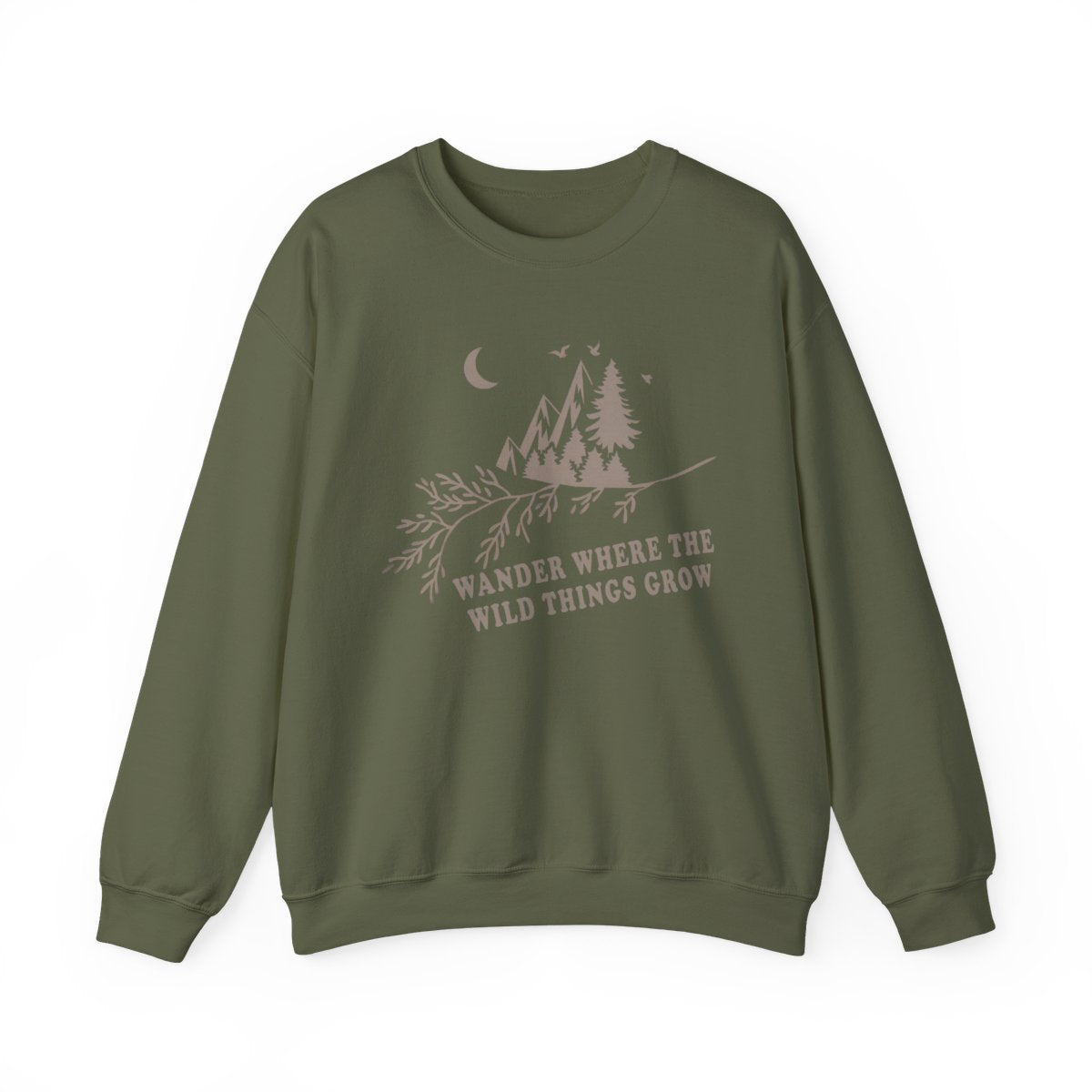 Wander Where the Wild Things Grow Hiking Sweatshirt - t83a25