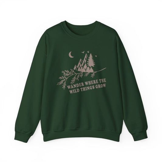 Wander Where the Wild Things Grow Hiking Sweatshirt - t83a25