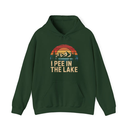 I Pee in the Lake Camping Hoodie - t176a25