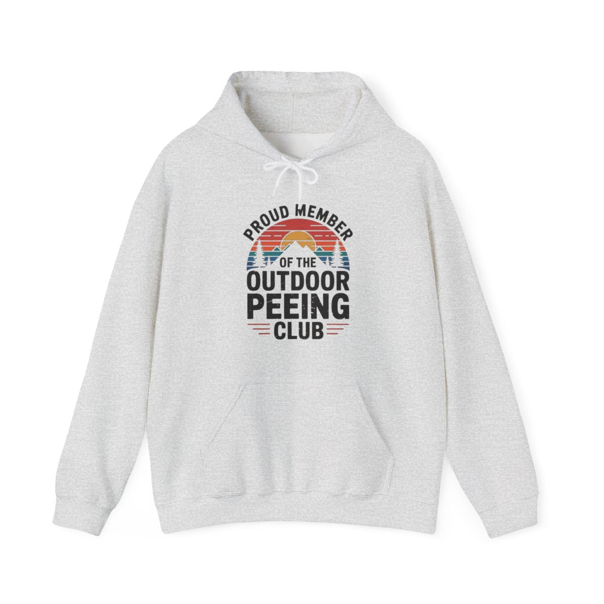 Outdoor Peeing Club Hiking Hoodie - t204a25