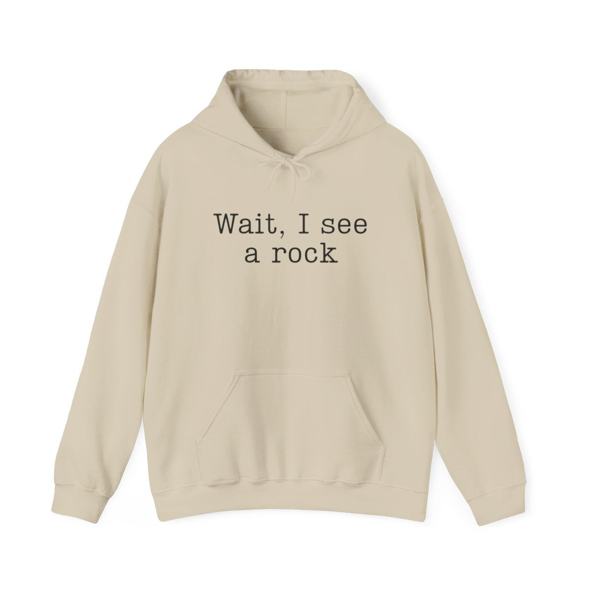 Wait I See a Rock Hoodie - Funny Hiking Geology Gift - t420a25