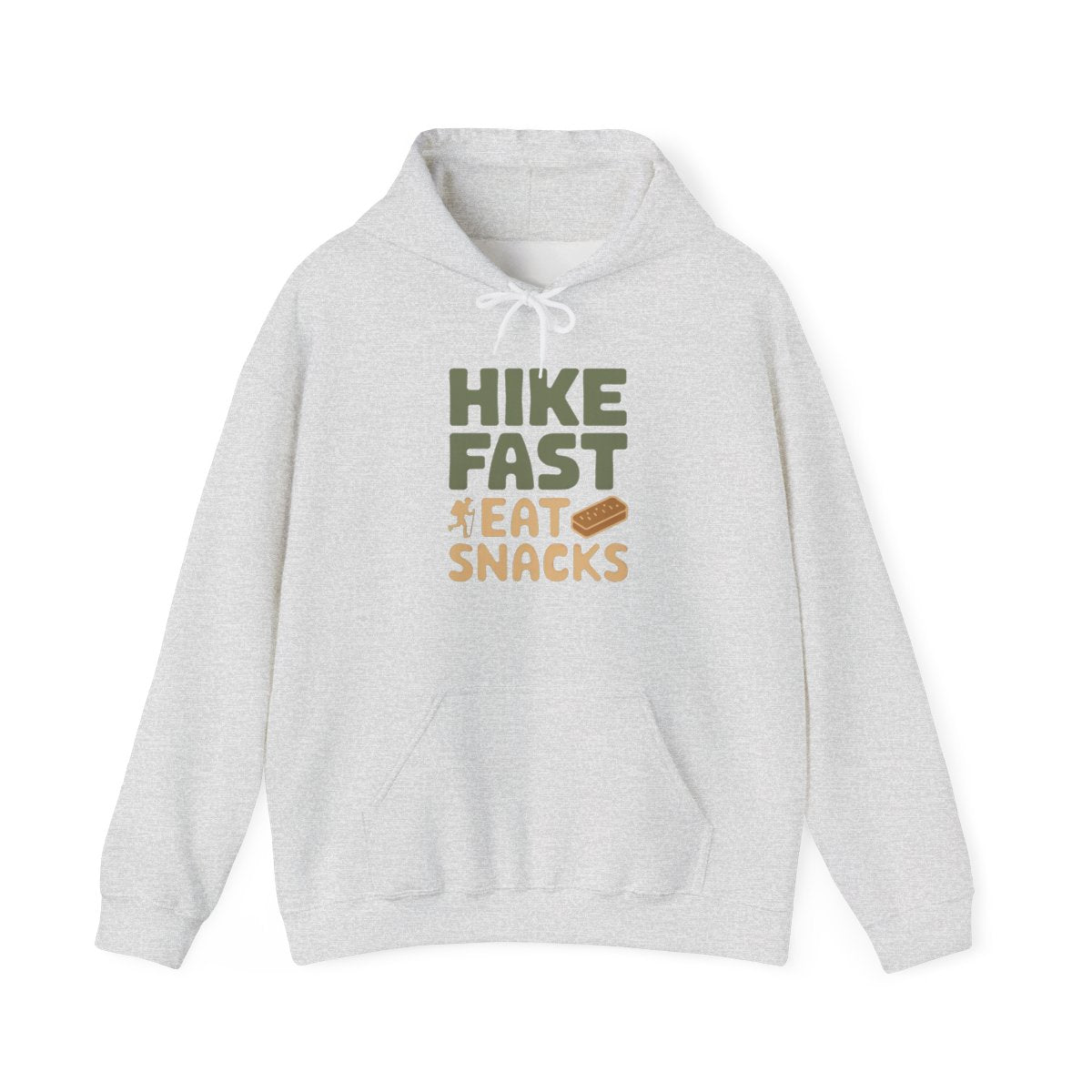 Hike Fast Eat Snacks Funny Outdoor Adventure Hoodie - t49a25