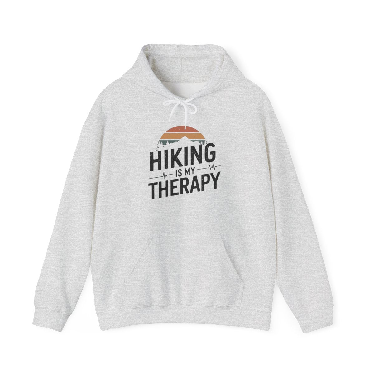 Hiking Is My Therapy Adventure Hoodie for Outdoor Enthusiasts - t52a25