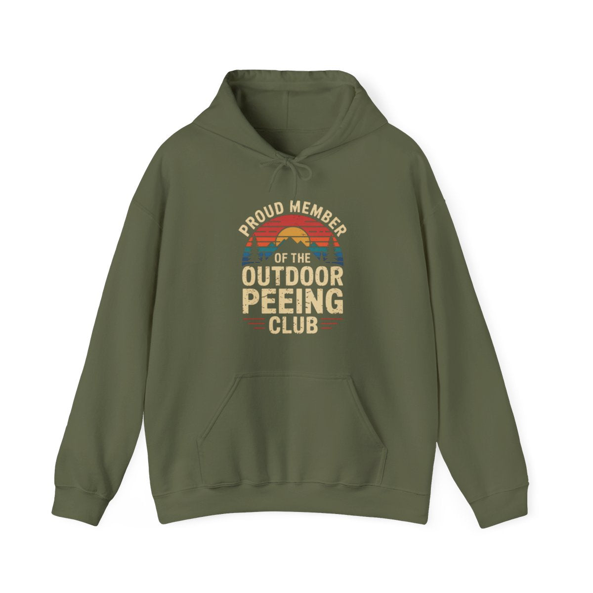Outdoor Peeing Club Hiking Hoodie - t204a25