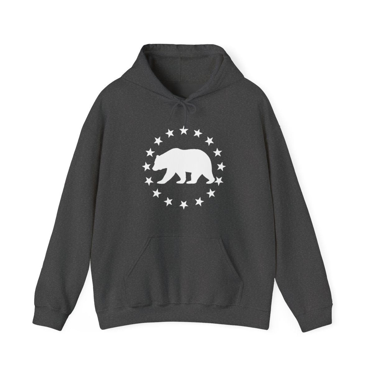 Bear and Stars Patriotic Hoodie for Outdoor Lovers - t427a25