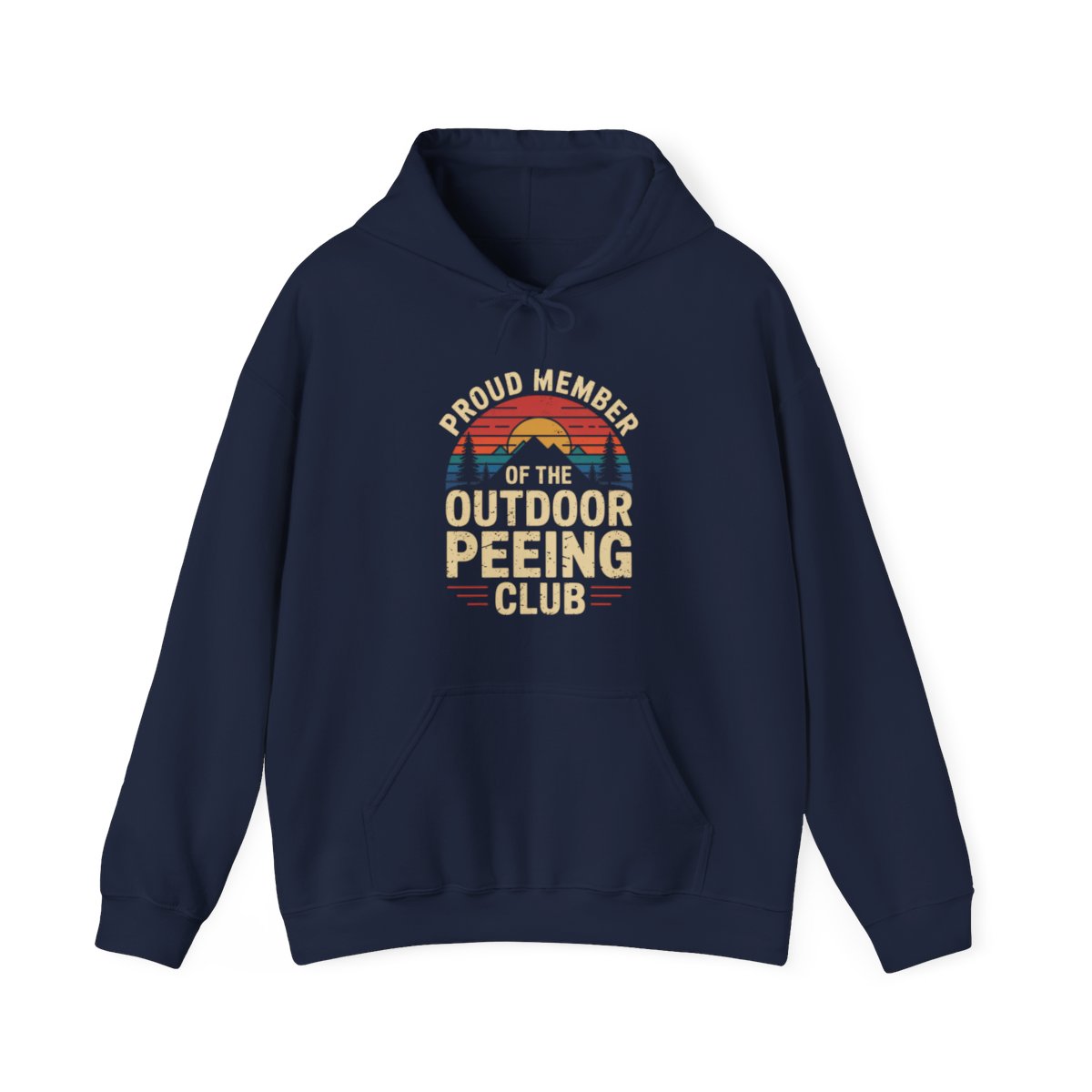 Outdoor Peeing Club Hiking Hoodie - t204a25
