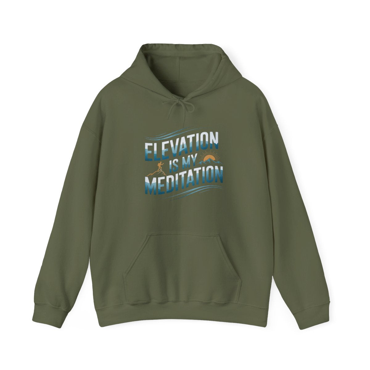 Elevation Is My Meditation Hiking Hoodie - t32a25