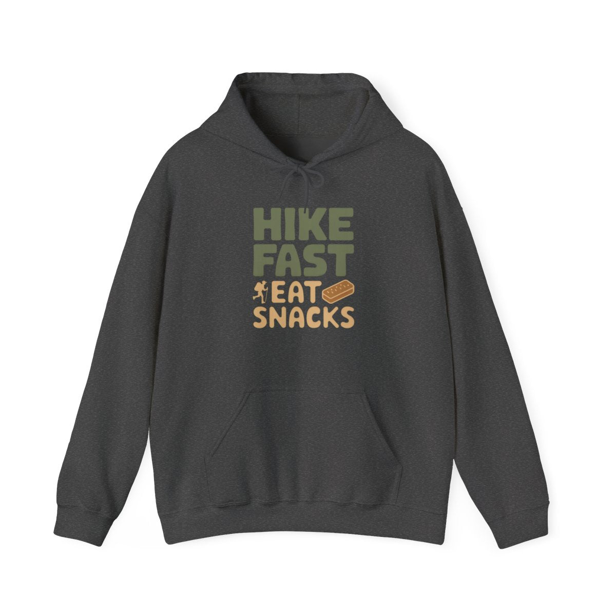 Hike Fast Eat Snacks Funny Outdoor Adventure Hoodie - t49a25