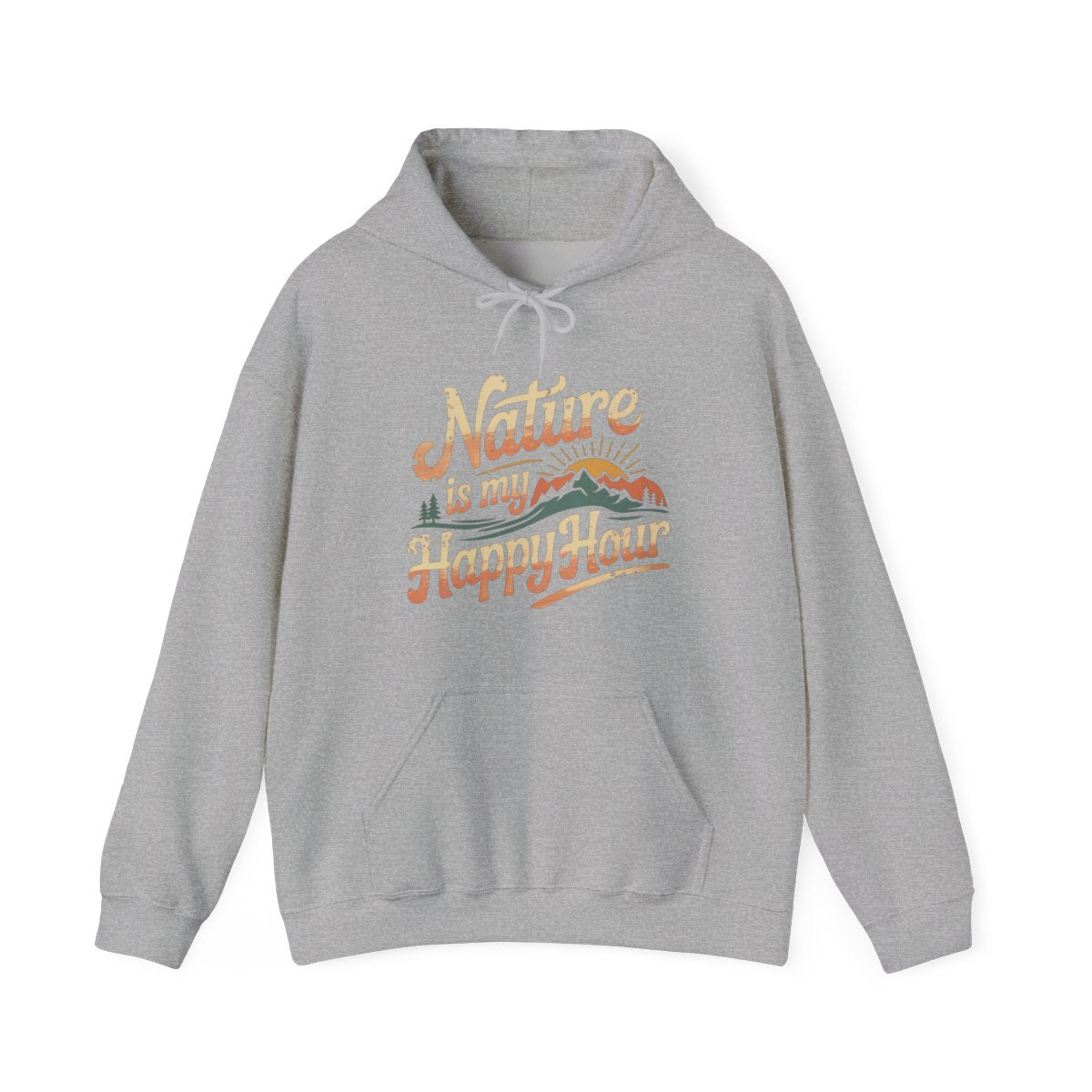 Nature Is My Happy Hour Camping Hoodie - t167a25