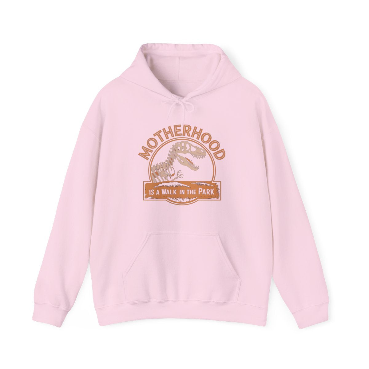 Motherhood Is a Walk in the Park Dinosaur Hoodie - t7a25