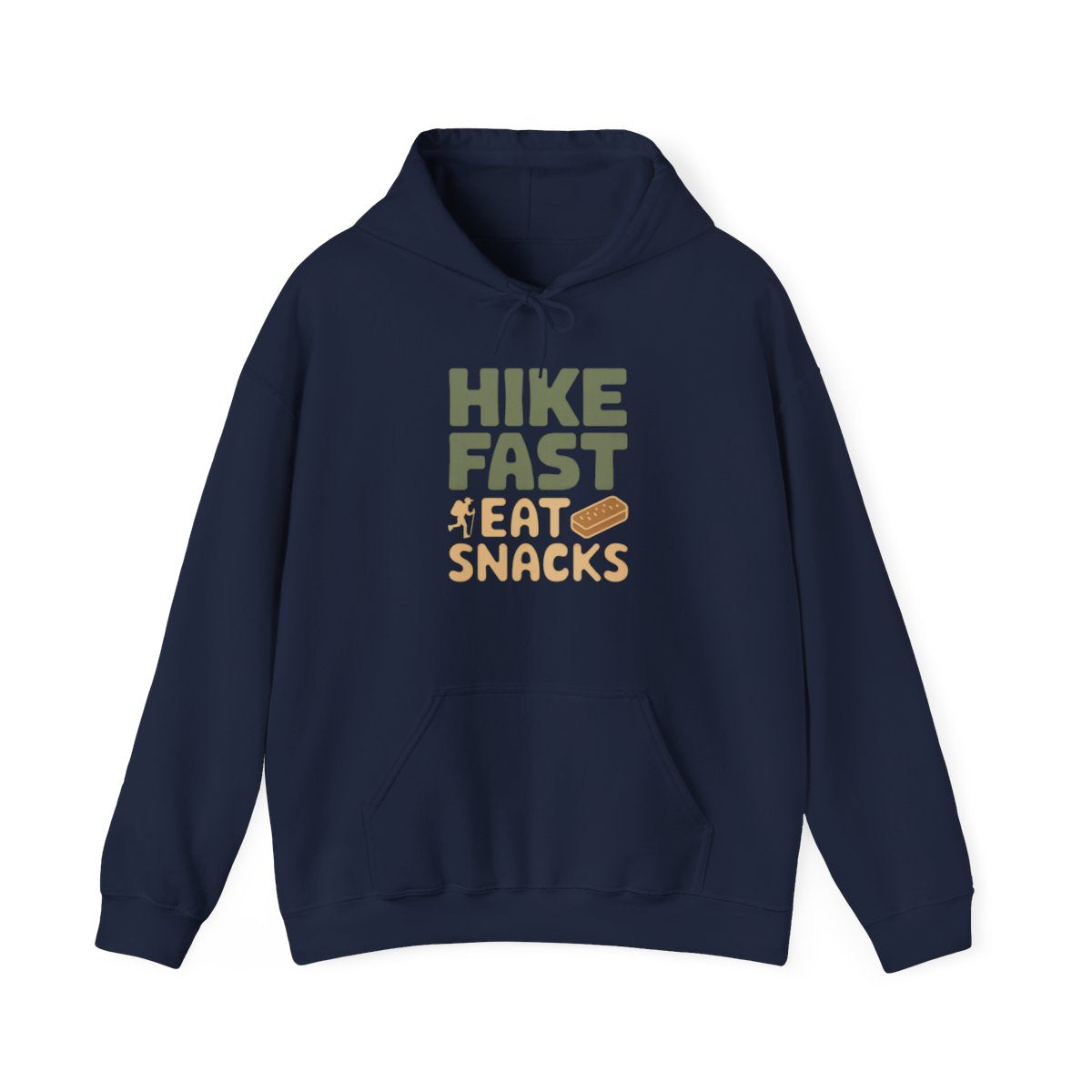 Hike Fast Eat Snacks Funny Outdoor Adventure Hoodie - t49a25