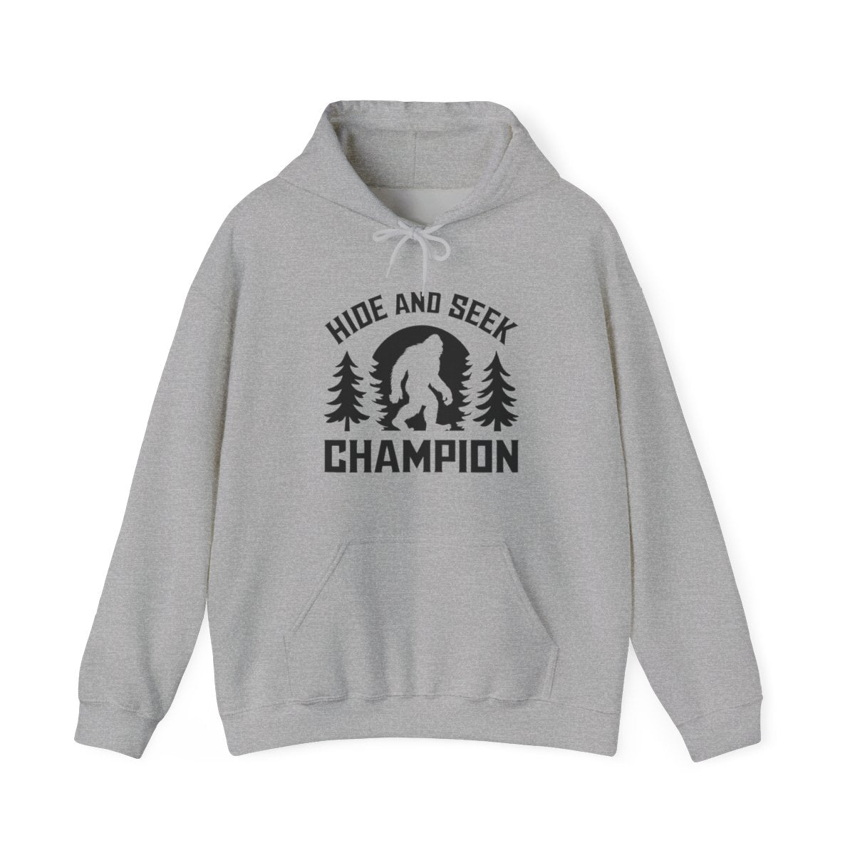 Hide and Seek Champion - Bigfoot Hiking Hoodie - t114a25