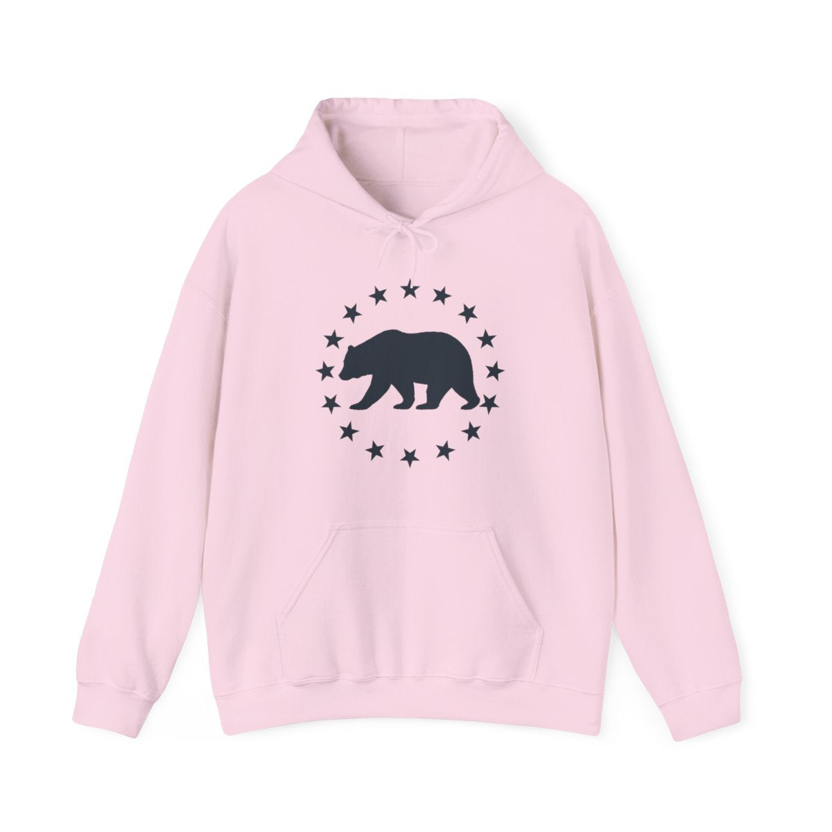 Bear and Stars Patriotic Hoodie for Outdoor Lovers - t427a25