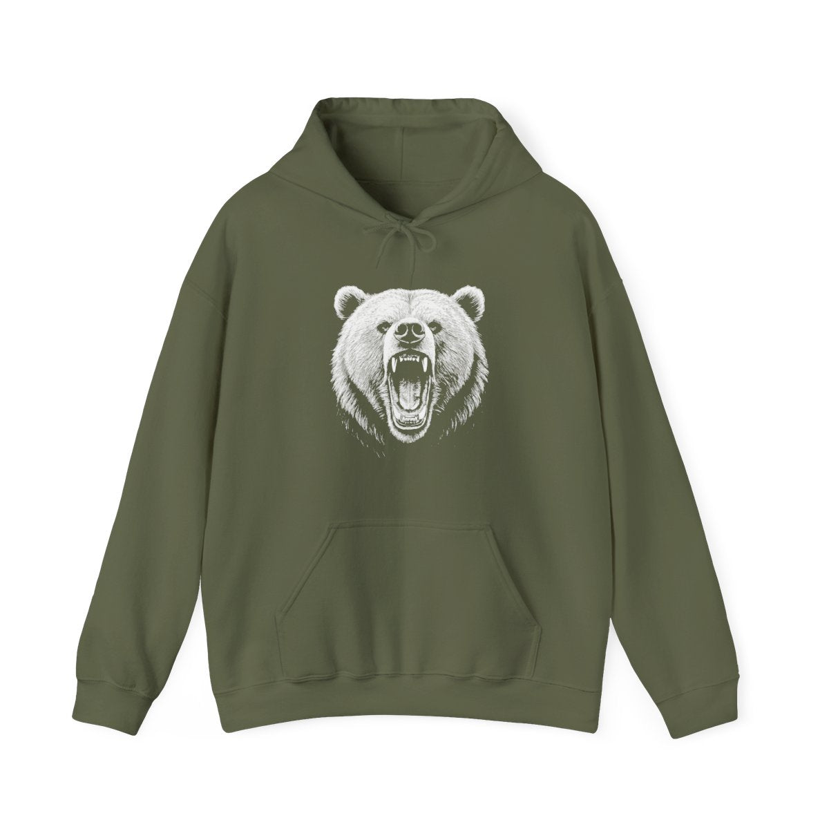 Roaring Bear Wilderness Hoodie - t441a25