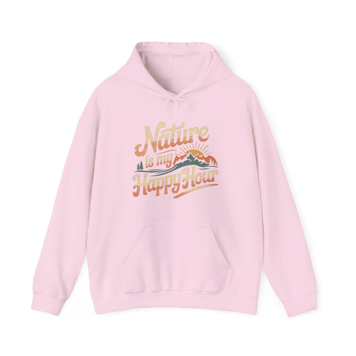 Nature Is My Happy Hour Camping Hoodie - t167a25