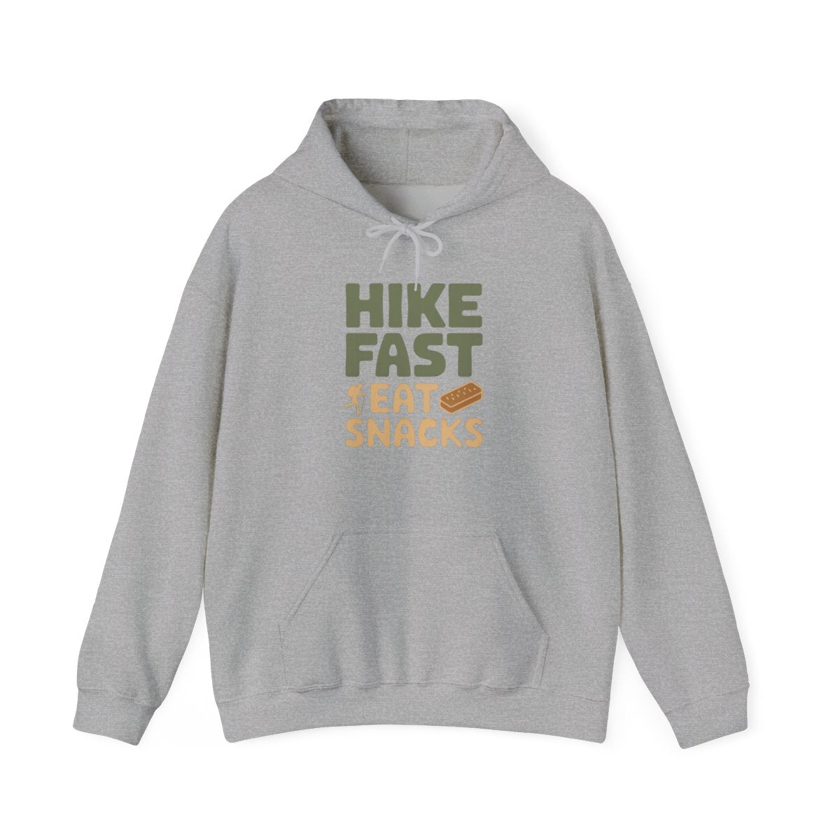 Hike Fast Eat Snacks Funny Outdoor Adventure Hoodie - t49a25
