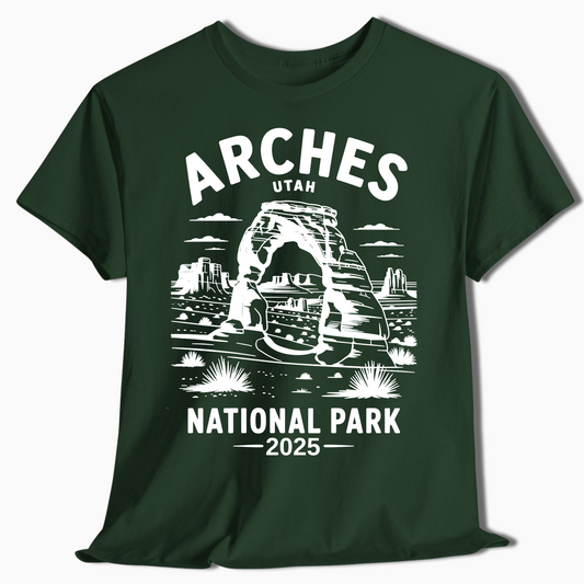 Arches National Park Utah Shirt - Custom Year Design - t302a25