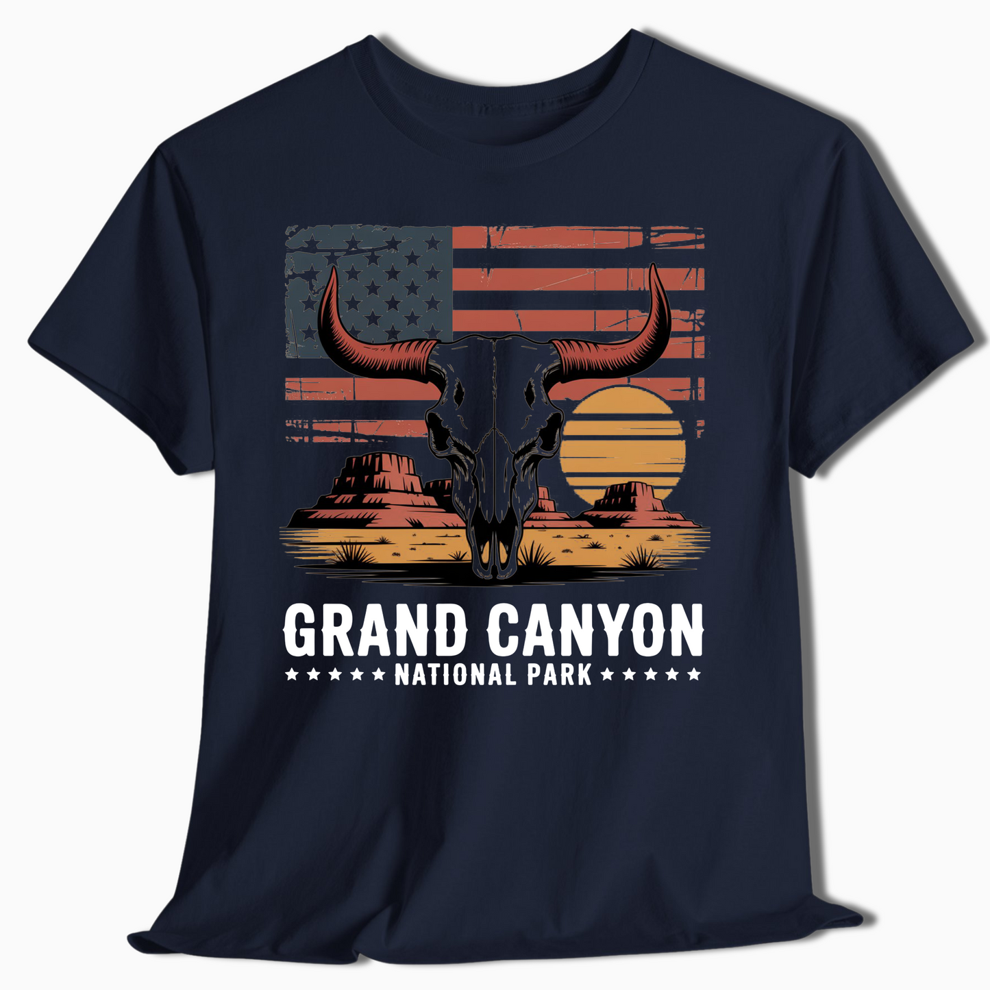 Grand Canyon National Park Retro T-Shirt - t407a25