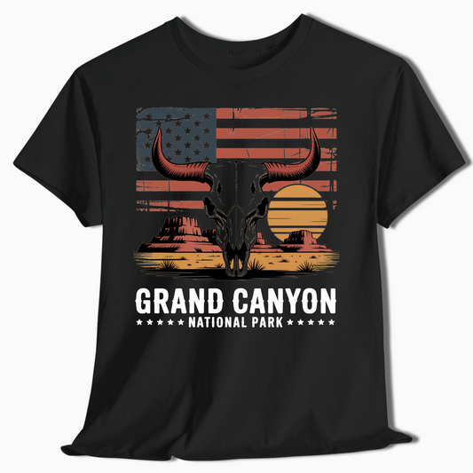 Grand Canyon National Park Retro T-Shirt - t407a25