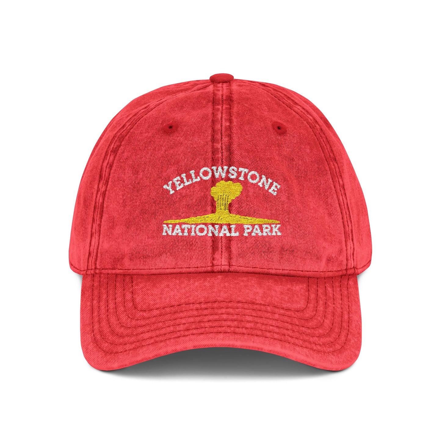 Yellowstone National Park Retro Geyser Cap for Campers - t312a25