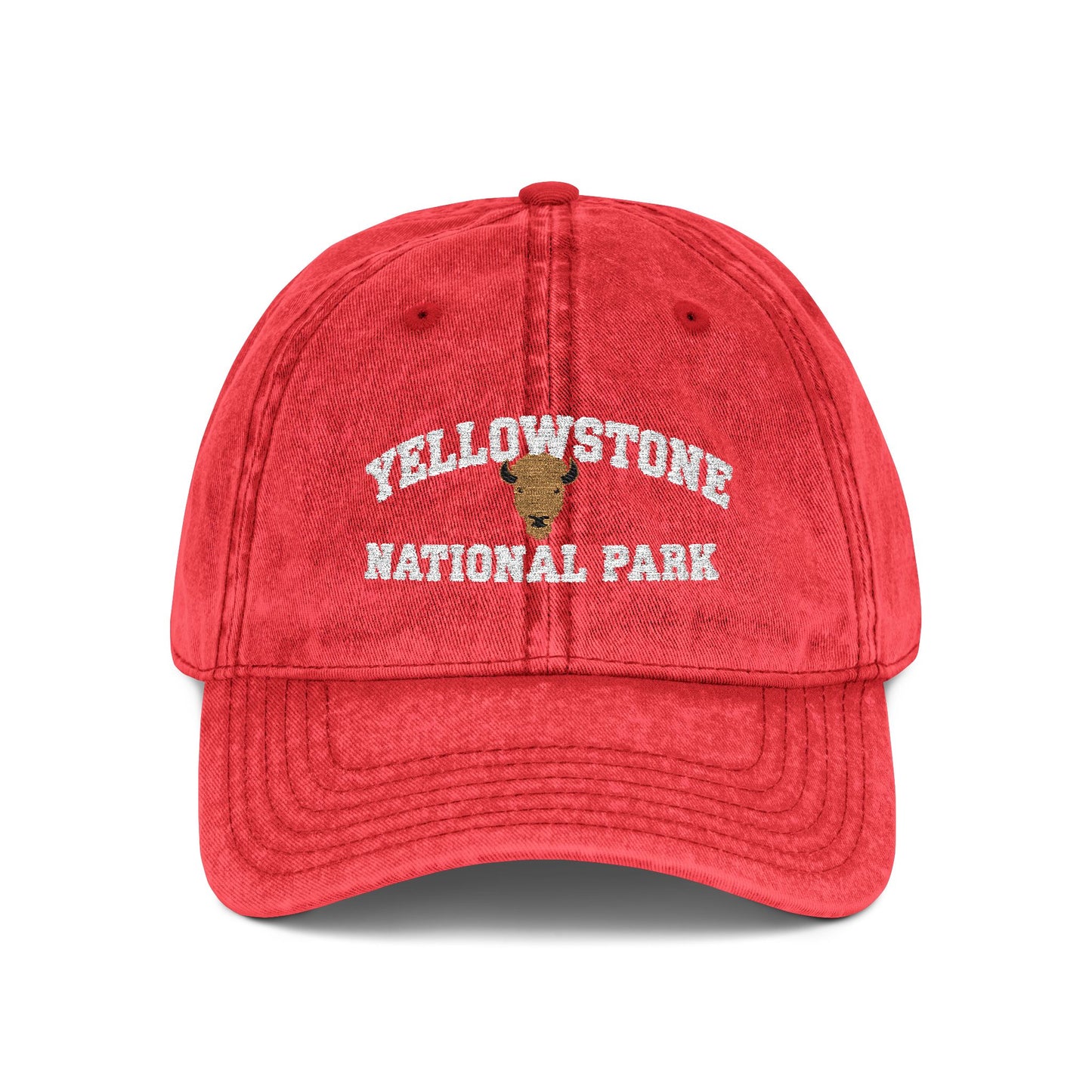Yellowstone National Park Bison Cap for Campers - t308a25