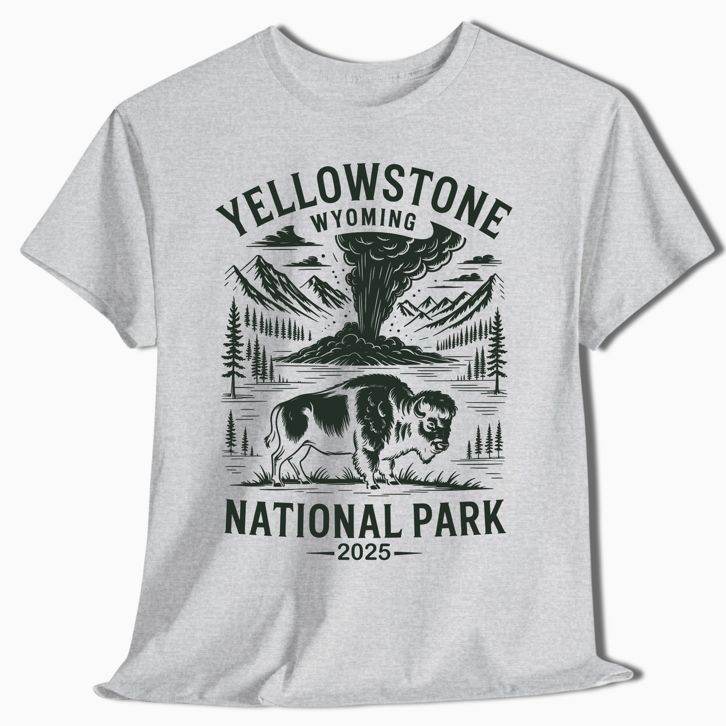 Yellowstone National Park Wyoming Shirt - Custom Year Option - t307a25