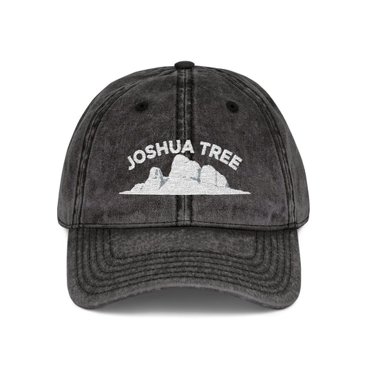 Joshua Tree Cap with Rock Silhouette Design - t391a25