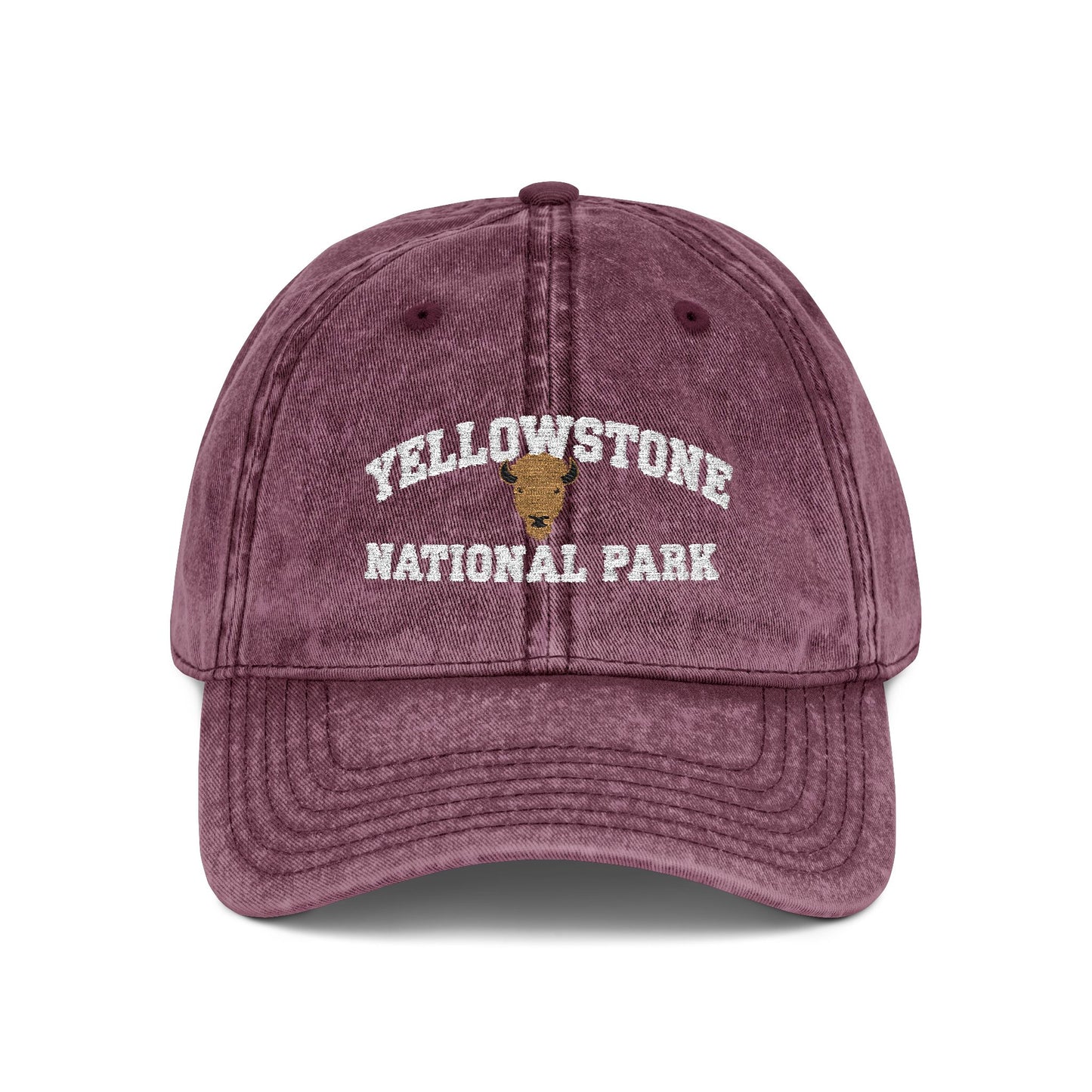 Yellowstone National Park Bison Cap for Campers - t308a25