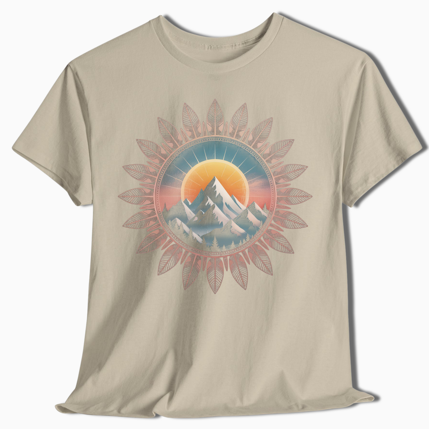 Mountain Sunrise Adventure Tee for Nature Lovers - t402a25