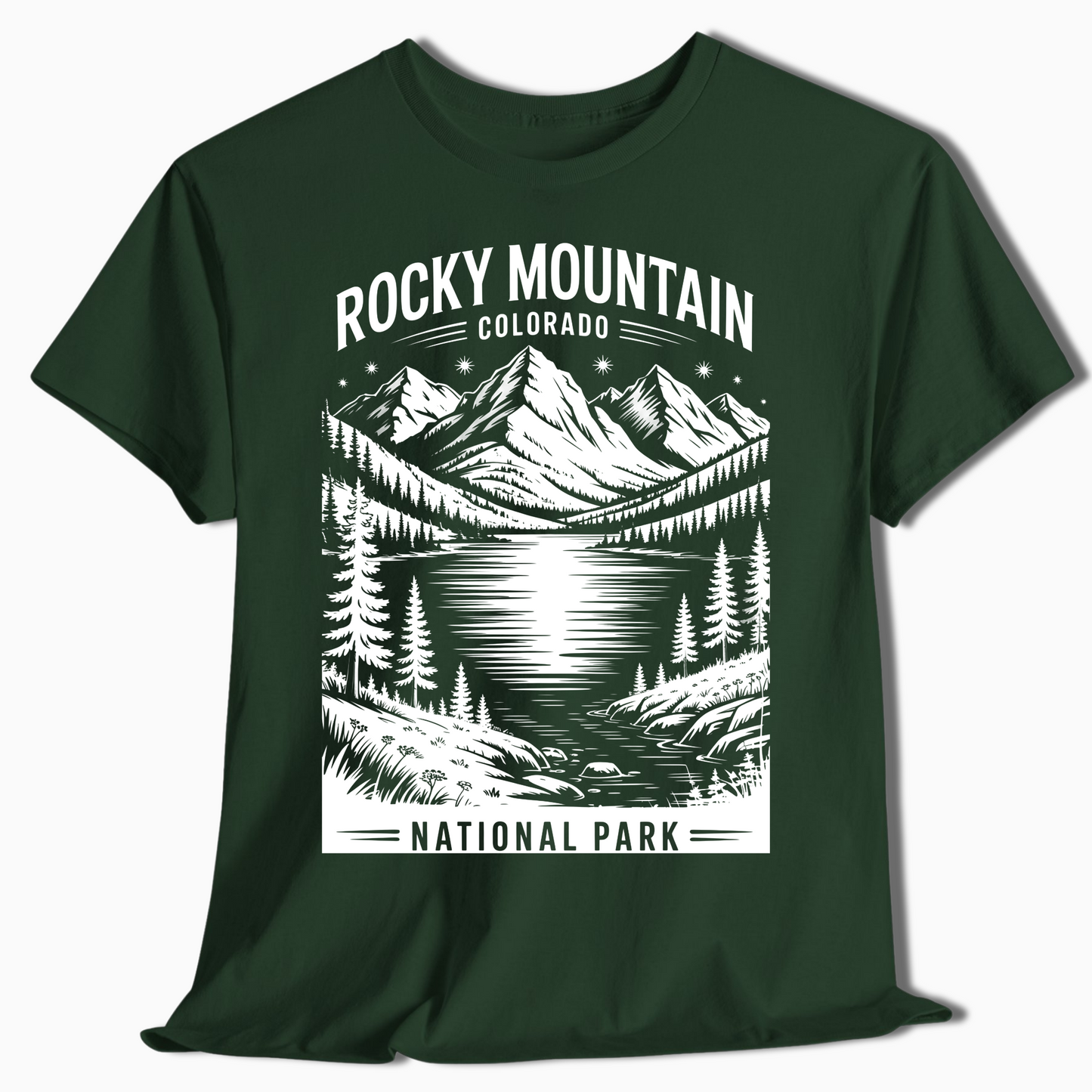 Rocky Mountain National Park Colorado Shirt for Hikers – t295a25
