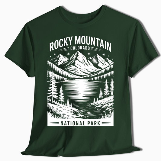 Rocky Mountain National Park Colorado Shirt for Hikers – t295a25