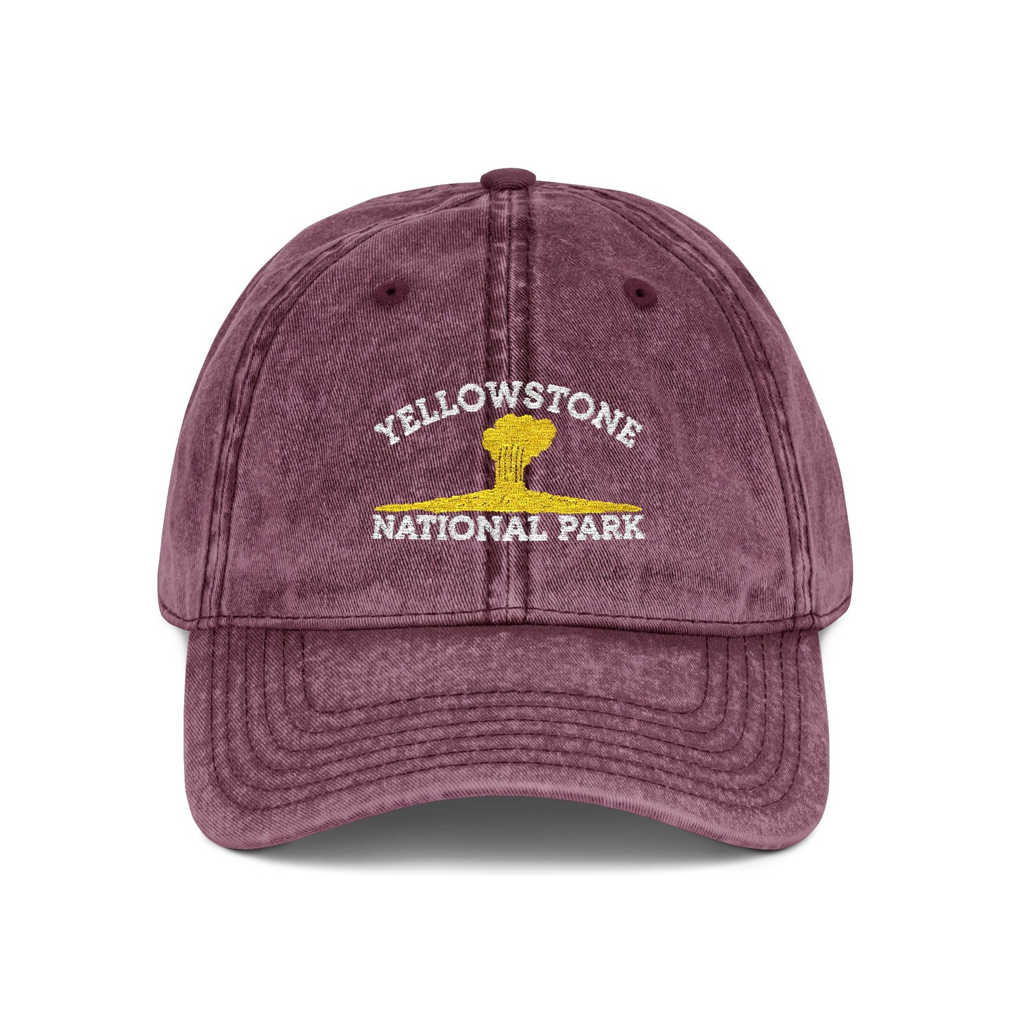 Yellowstone National Park Retro Geyser Cap for Campers - t312a25