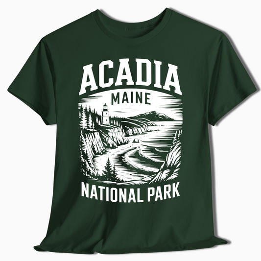 Acadia National Park Maine Shirt - Gift for Outdoor Lovers - t303a25