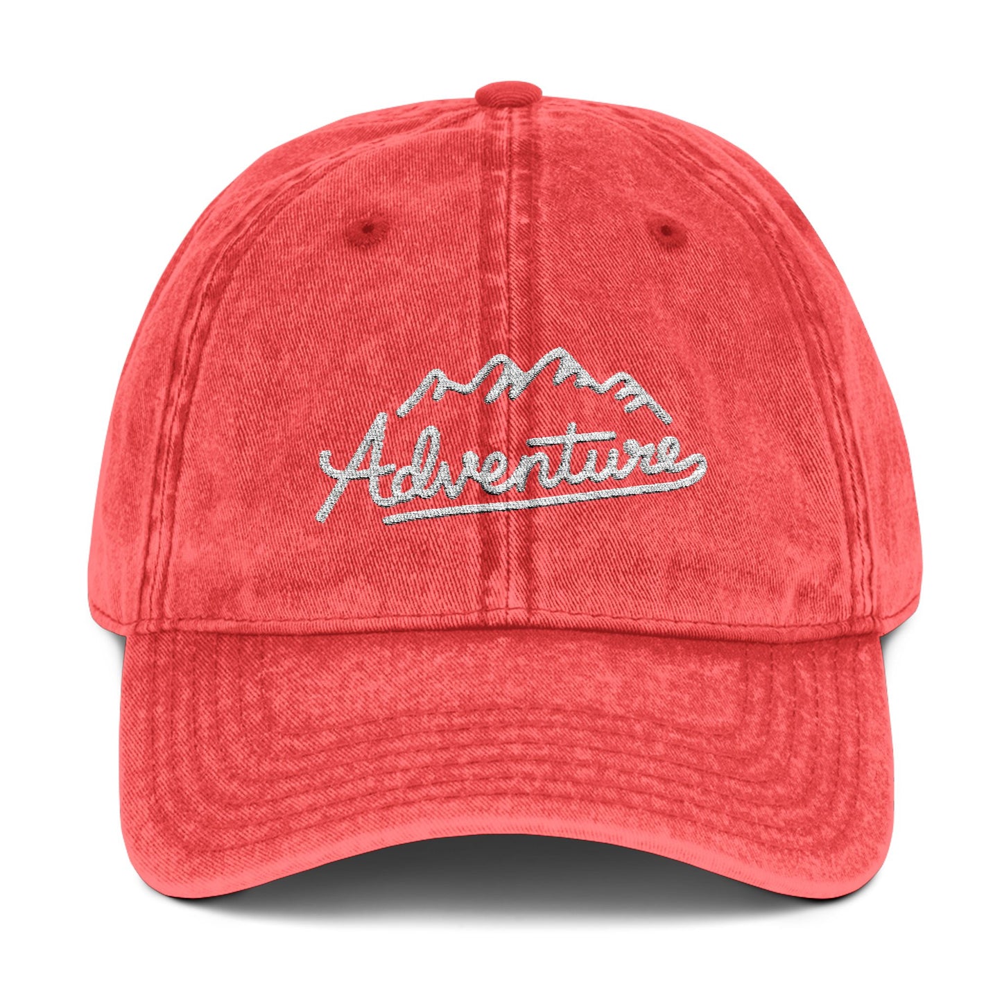 Adventure Mountains Vintage Cap | Outdoor Explorer Baseball Hat | Nature Enthusiast Gift - t89a25