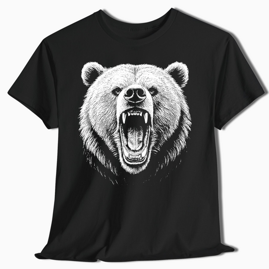 Roaring Grizzly Bear Wilderness Shirt - t441a25
