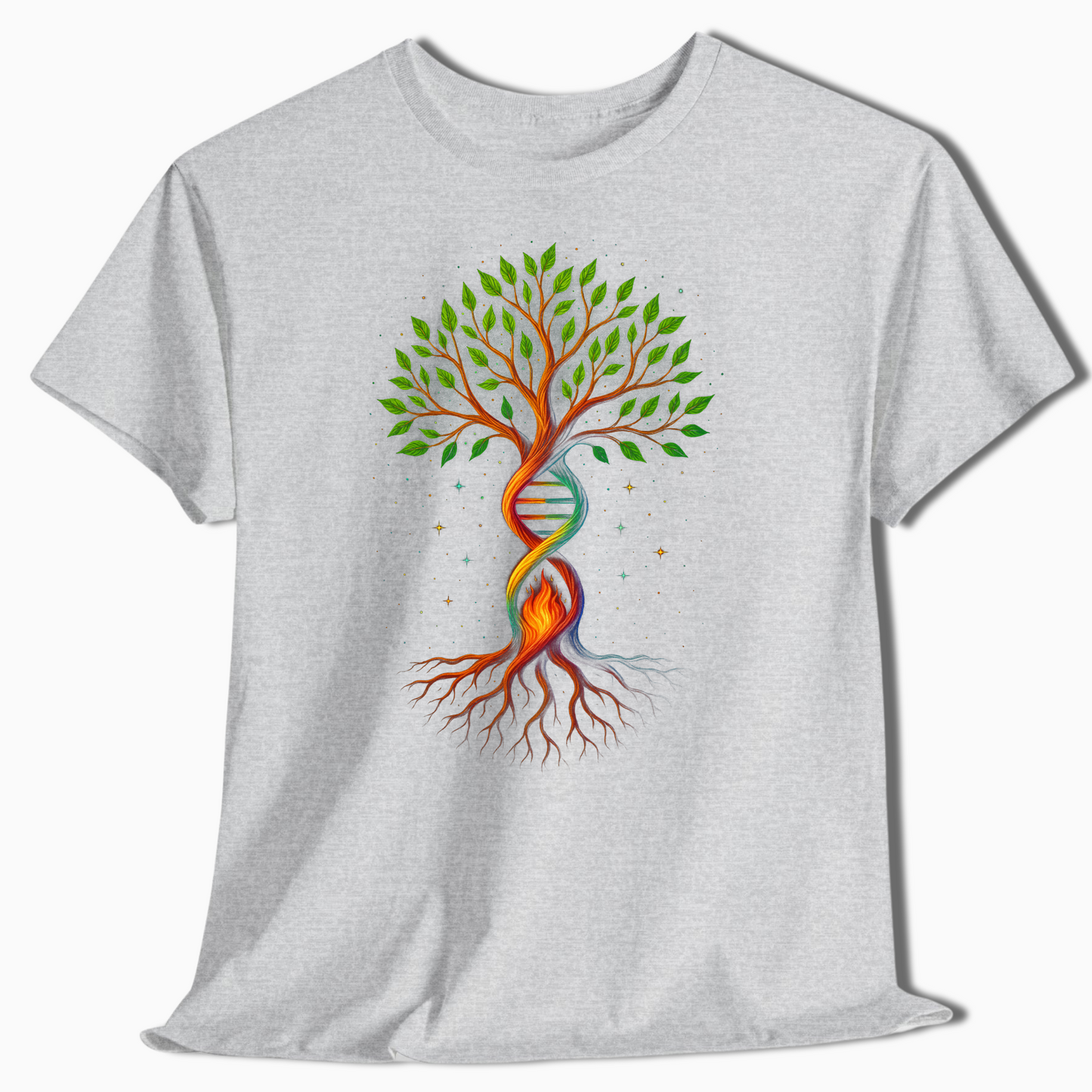 DNA Tree of Life Nature Shirt - Cosmic Spiritual Outdoors Tee - t456a25