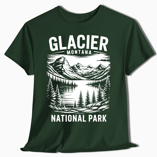 Glacier National Park Montana Hiking Shirt – t291a25