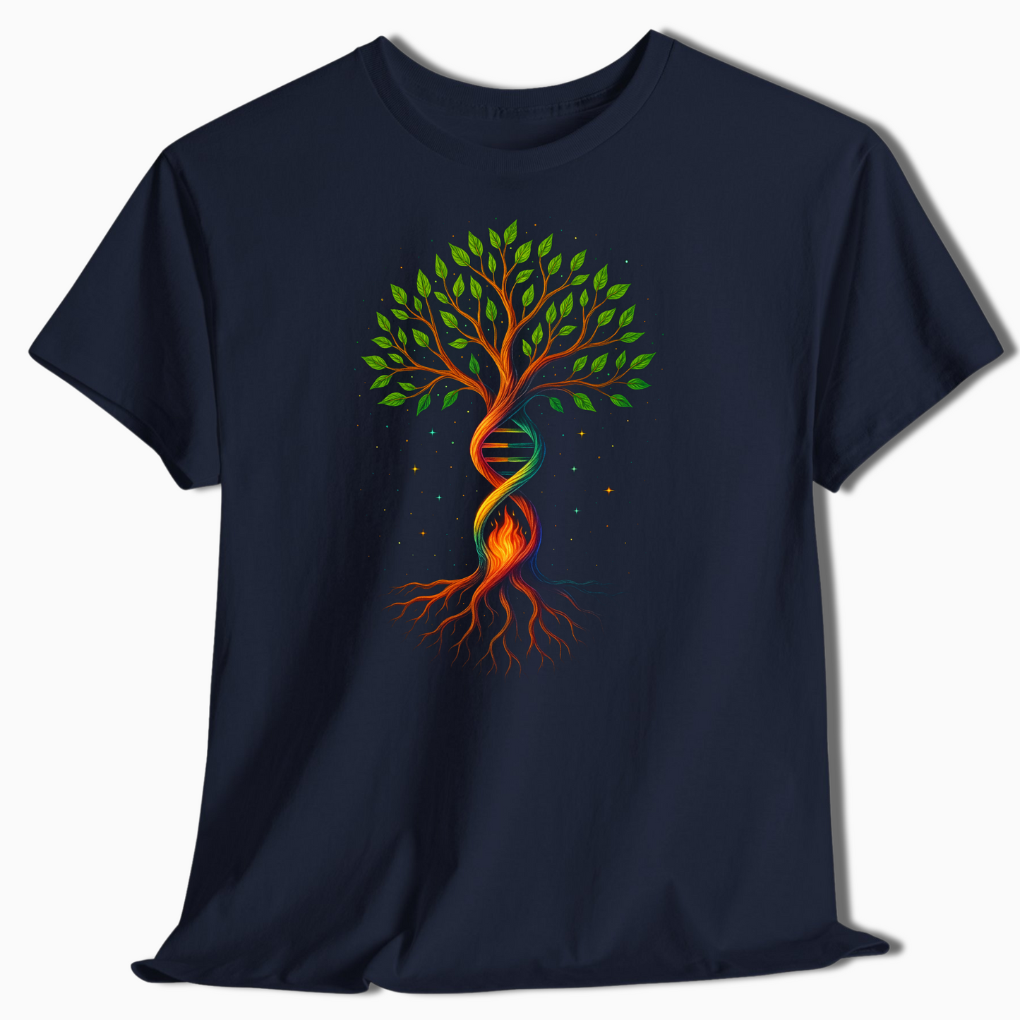 DNA Tree of Life Nature Shirt - Cosmic Spiritual Outdoors Tee - t456a25