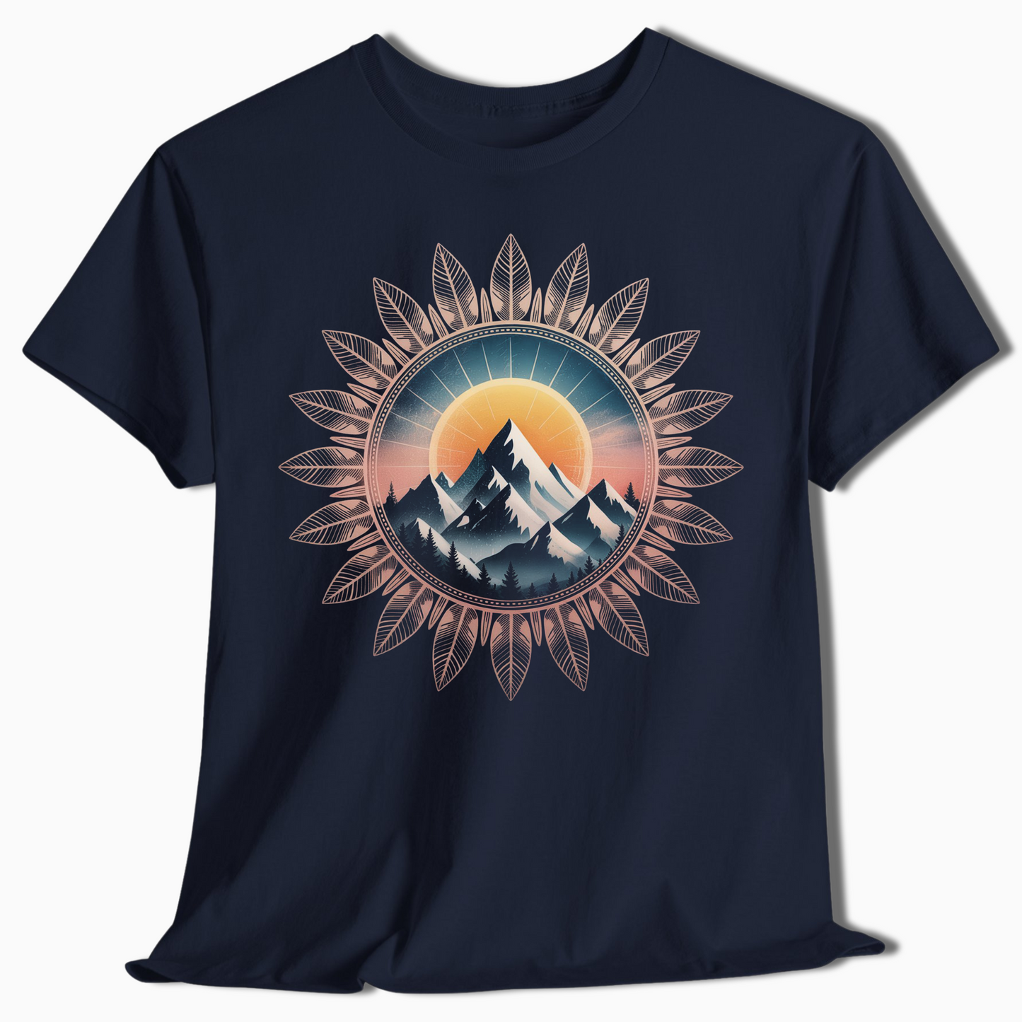 Mountain Sunrise Adventure Tee for Nature Lovers - t402a25