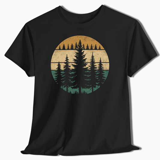 Vintage Pine Tree Wilderness Shirt - t443a25