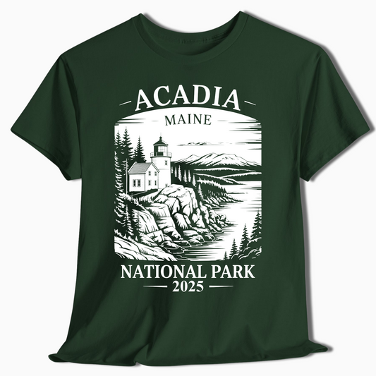 Acadia National Park Maine Shirt - Custom Year Option - t305a25